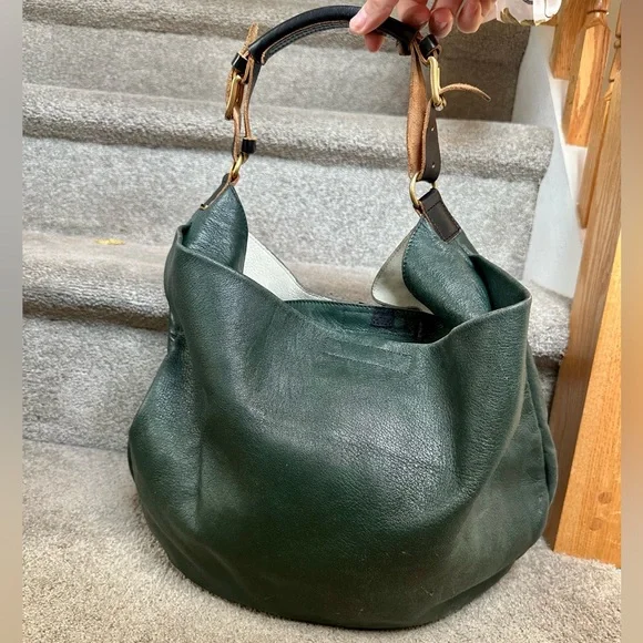 MARNI Leather Hobo Bag with Slouchy Design - Picture 1 of 12
